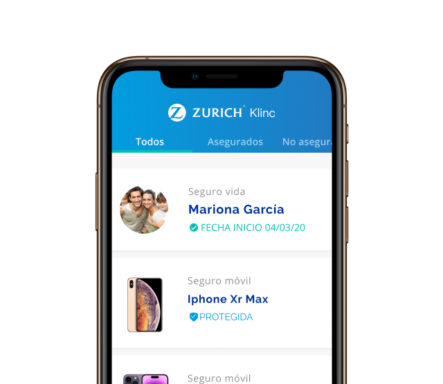 Zurich Klinc App Mockup